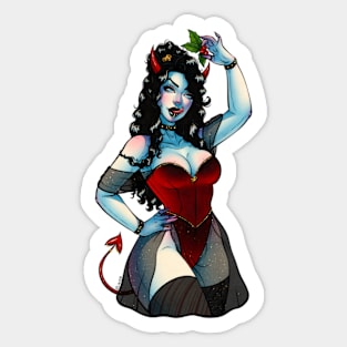 Kiss my Holly - Christmas Pinup '23 Sticker